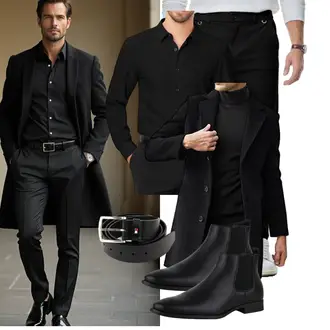 Casual Hochzeit Outfit mit J.VER "Business Outfit"Look: Boyfriend, Casual, Classic, Sportlich, Streetwear, Uni, Leger, Büro, Stil, Business, Dad, Vatertag, Party, Hochzeit, Konzert, Bar, Wasen