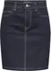 Jacqueline de Yong Rok Jdymoon Hw Skirt Rinse Blue Dnm 15347520 Dark Blue Denim Dames Maat - XXL