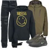 Grüne Sneaker Outfits image