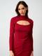 Pullover mit Cut-Out Detail Alba Moda Granatrot