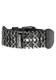 POLICE Lederarmband Achilles schwarz / silber
