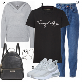 Outfit sa Siva Pletenina Leger by Lena Gercke "Idealan za slobodno vrijeme"