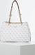 GUESS Tasche ''''Lorenna'''' hellbeige / weiß