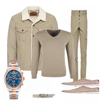 Outfit mit Beige Sneaker Timberland "kille"