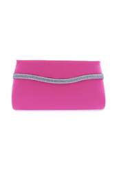 498-22y Women's Evening Dress Portfolio Bag Stone Fuchsia