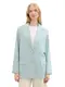 TOM TAILOR Damen Oversized Fit Basic Blazer , dusty mint blue, 38
