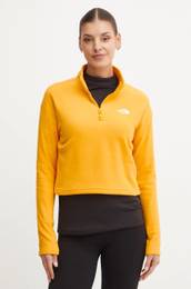 portni pulover 100 Glacier Cropped rumena barva, NF0A855N56P1
