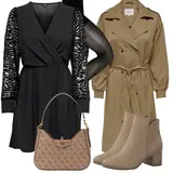 Outfiti sa crnim zimskim haljinama image