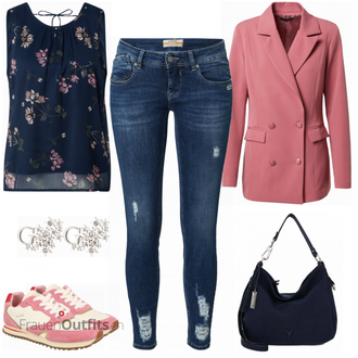 Outfit mit Beige Sneaker GANT "Sportlich schicker Freizeitlook"