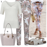 Gris Blouse En Jersey Tenues pour Femmes image