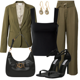 Rote High Heels mit Spitze Outfits image
