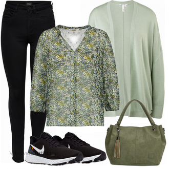 Outfit met blauw Sportschoen Nike "Outfit voor de lente"