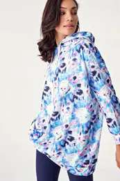 4125 White Oversized Sweat Dress