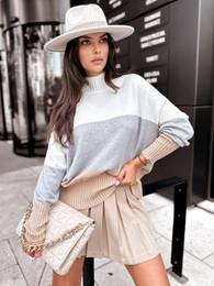 Sweter damski SERENE szary