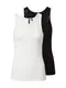 VERO MODA Top 'MAXI'  černá / bílá