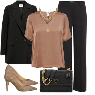 Outfit met zwart Lederen jas Only "Zomerlook voor modieuze vrouwen"