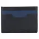 SAMSONITE Sygnum Kreditkartenetui Leder 10,5 cm himmelblau / schwarz