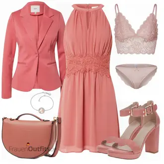 Party Outfits mit Kleid Große Größe Vila "Farbliches Outfit für die Party"
