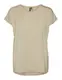 VERO MODA Damen Vmava Plain Ss Top Ga JRS Noos T-Shirt, Abbey Stone, S