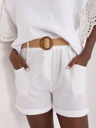 Shorts-DHJ-SN-2598.28X-White