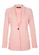S.Oliver BLACK LABEL Longblazer im Business-Look altrosa