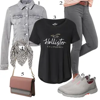 outfit mit Siva Denim Jakna LTB "Oblačila za pomlad"