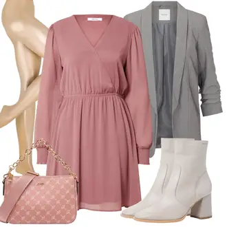 Veći brojevi Svatovski gost Outfit sa Pink/Ljubičasta Haljina Veći Broj/Tunika/Haljina About You "Moderan look za slobodno vrijeme"