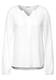 CECIL Damen Unifarbene Materialmix Bluse in Wei