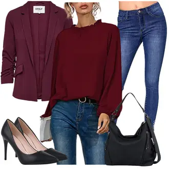 Hochzeitsgast Outfit mit Schwarz/Dunkelblau/Braun/Rosa/Weiß/Hellblau High Heel/Business-Schuh/Bequemer Pump/Hochfrontpump SCARPE VITA "Business Look"