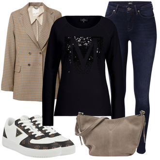 Outfit mit Grün Claire "Perfekt für den Winter"