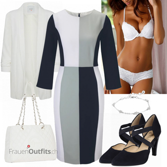 Outfit mit Blau High Heel Ara "Business Lady"