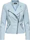 ONLY Kunstlederjacke blau