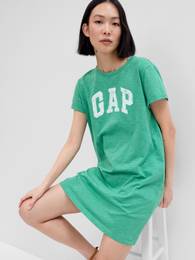 T-shirt dress with logo - Women