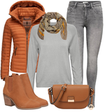 Orange Chelsea Boots kombinieren image