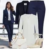 Elegantní hnědé boty na podpatku outfity image