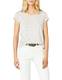 edc by ESPRIT Damen 998CC1K805 T-Shirt, Grau (Light Grey 040), Small