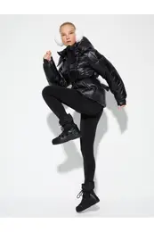 Leggings Ribbed Normal Waist Skinny Leg