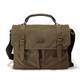 LOSMILE Herrentasche Vintage Umhängetasche Herren Schultertasche,15,6 Zoll Laptop Tasche Messenger Bag Aktentasche Arbeitstasche aus Canvas und Leder. (Braun)