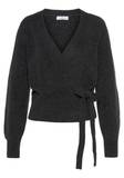 Schwarze kuschelige Strickjacken image