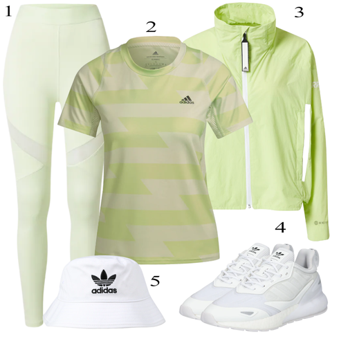 Kombinirajte Siva/Bež Sportski dodatak/Hlače Visokog Struka/Kožna Jakna/Tajice adidas sportswear s Siva/Bež Sportski Dodatak/Hlače Visokog Struka/Kožna Jakna/Tajice adidas sportswear, Siva Dodatak Šešir Adidas Originals