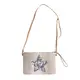 CODELLO Clutch beige / silber