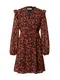 ABOUT YOU Kleid 'Samara' (GRS) rostbraun / schwarz
