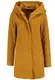 Sublevel Damen Winter-Mantel mit Kapuze aus Woll-Mix Yellow M