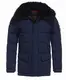 Blaue Winterjacken