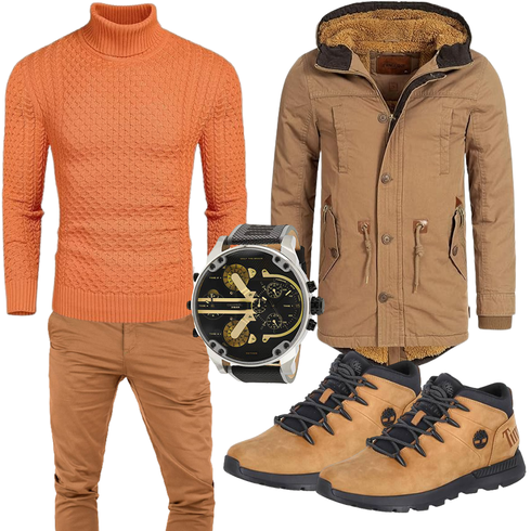 Gelb Timberland kombinieren