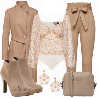 Outfit met beige Ted Baker "About You"