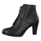 TAMARIS Schnürstiefelette Carmen schwarz