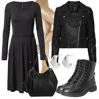 Outfit sa Siva/Bijela/Srebro/Pink/Smeđa Štipaljka za uho/Stud Naušnica/Naušnica s prstenom/Viseća naušnica Pilgrim "Proljetni outfit"