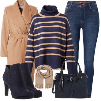 Vintage Outfits mit Jeans Lederjacke Miss Sixty "Trendiges Herbst Outfit"