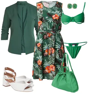 Blusenkleid Outfits "Zomerkleding"